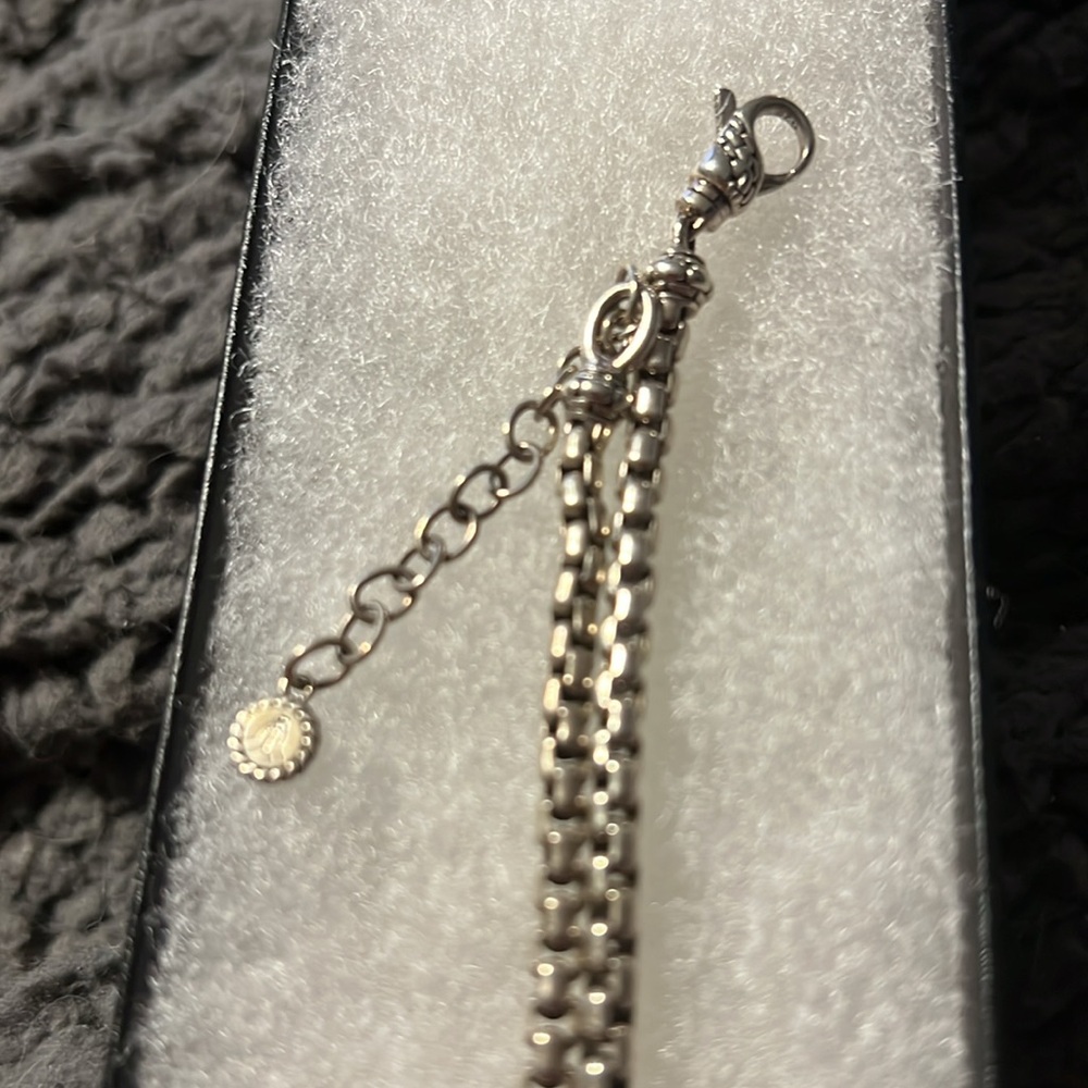 JAI Sterling Silver Black Spinel Necklace - Picture 4 of 5
